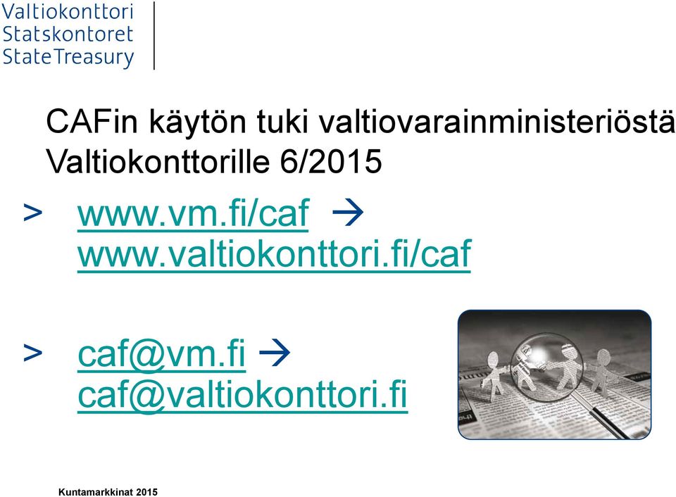 Valtiokonttorille 6/2015 > www.vm.