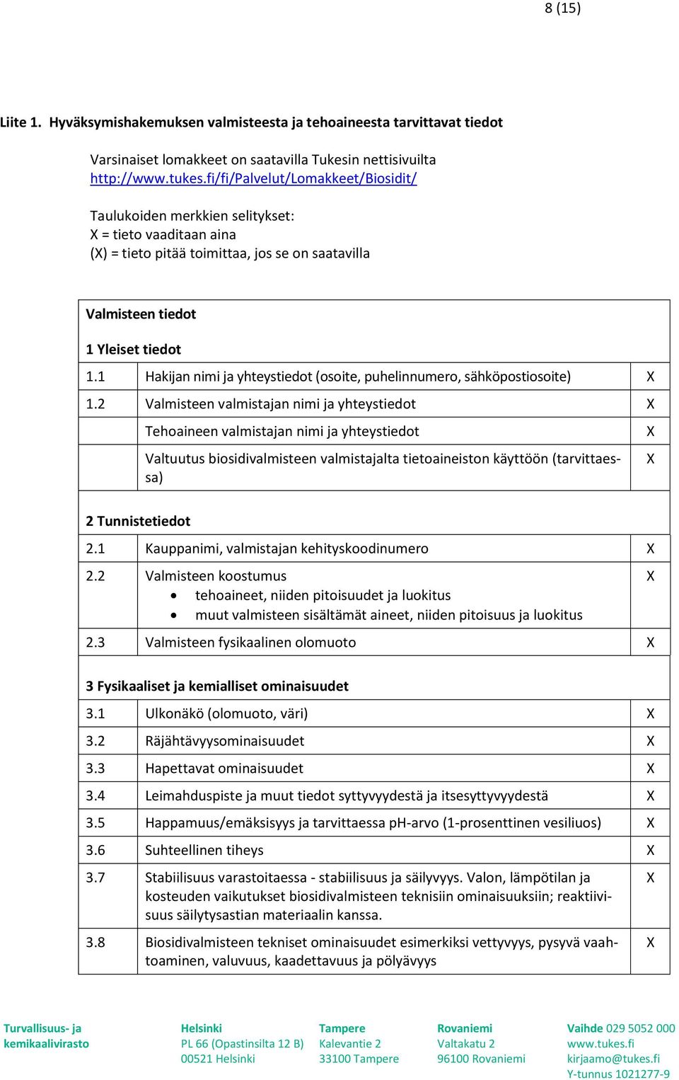 1 Hakijan nimi ja yhteystiedot (osoite, puhelinnumero, sähköpostiosoite) 1.