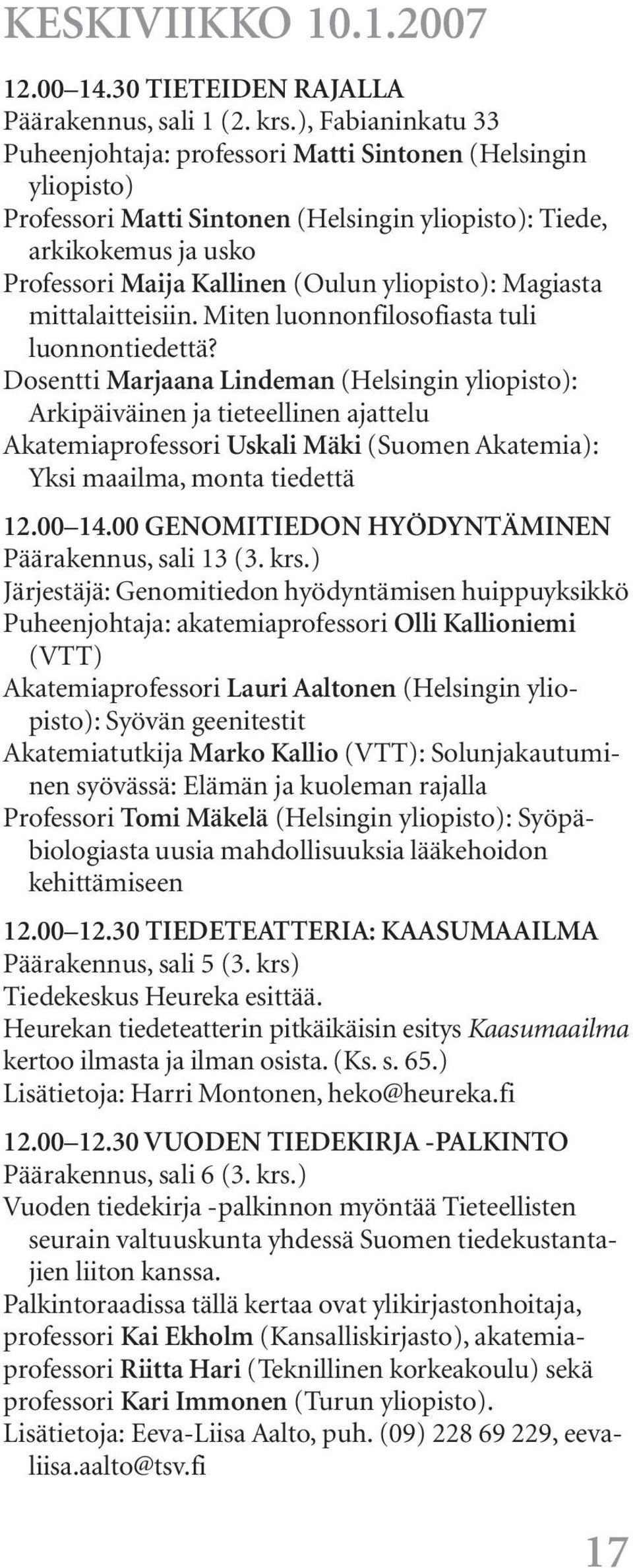 Miten luonnonfilosofiasta tuli luonnontiedettä?