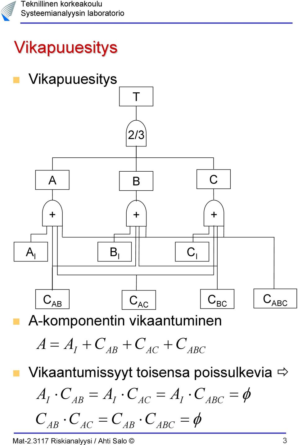 Vikaantumissyyt toisensa