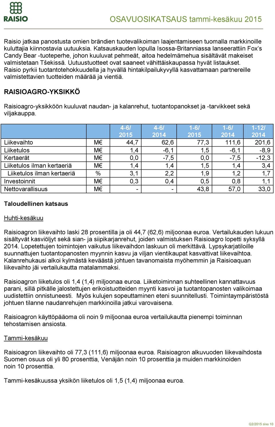 Uutuustuotteet ovat saaneet vähittäiskaupassa hyvät listaukset.