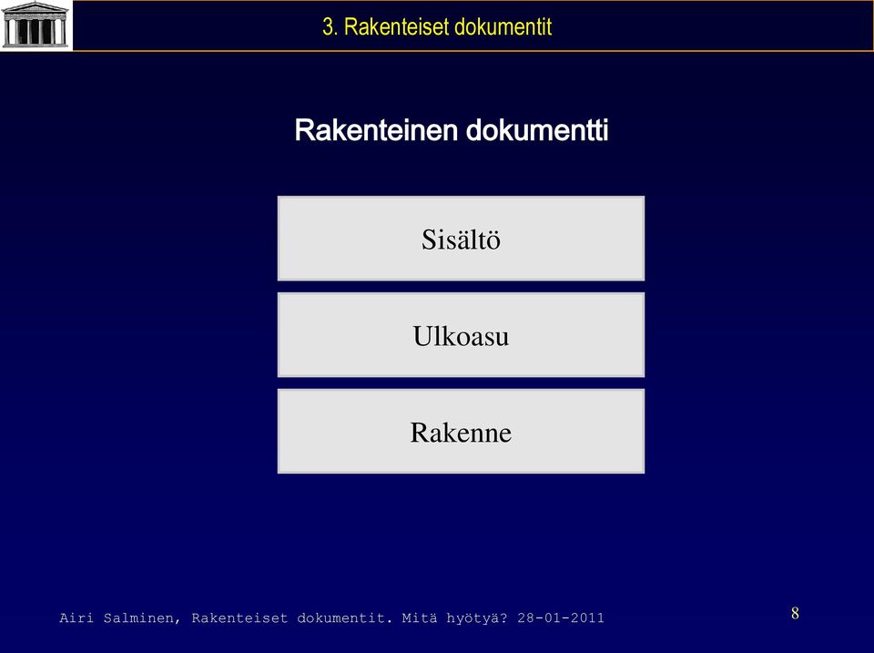 Ulkoasu Rakenne Airi Salminen,