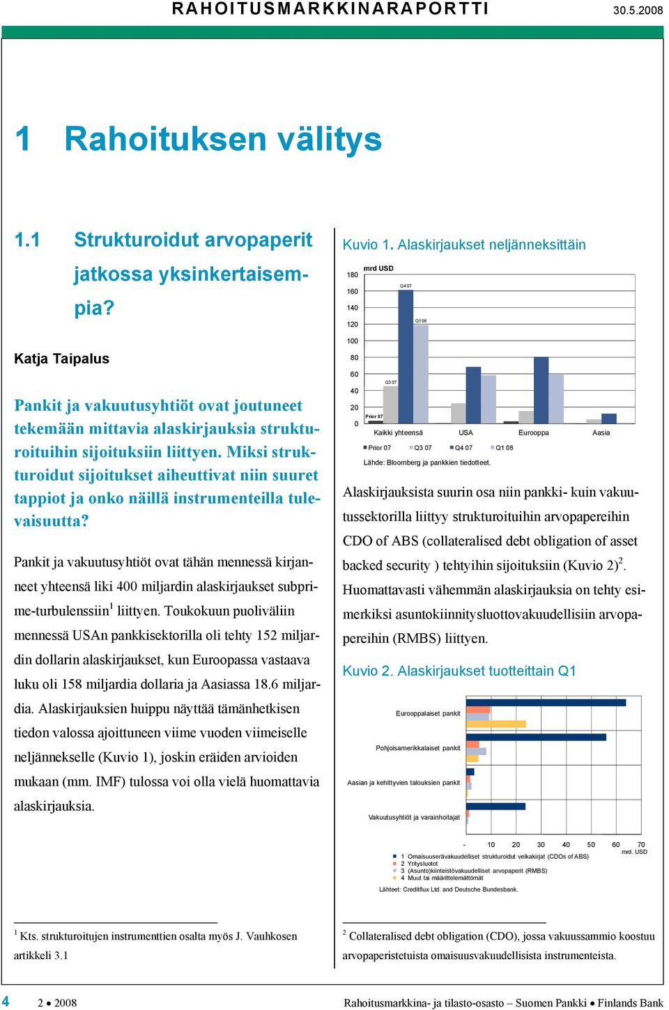 Miksi strukturoidut sijoitukset aiheuttivat niin suuret tappiot ja onko näillä instrumenteilla tulevaisuutta?