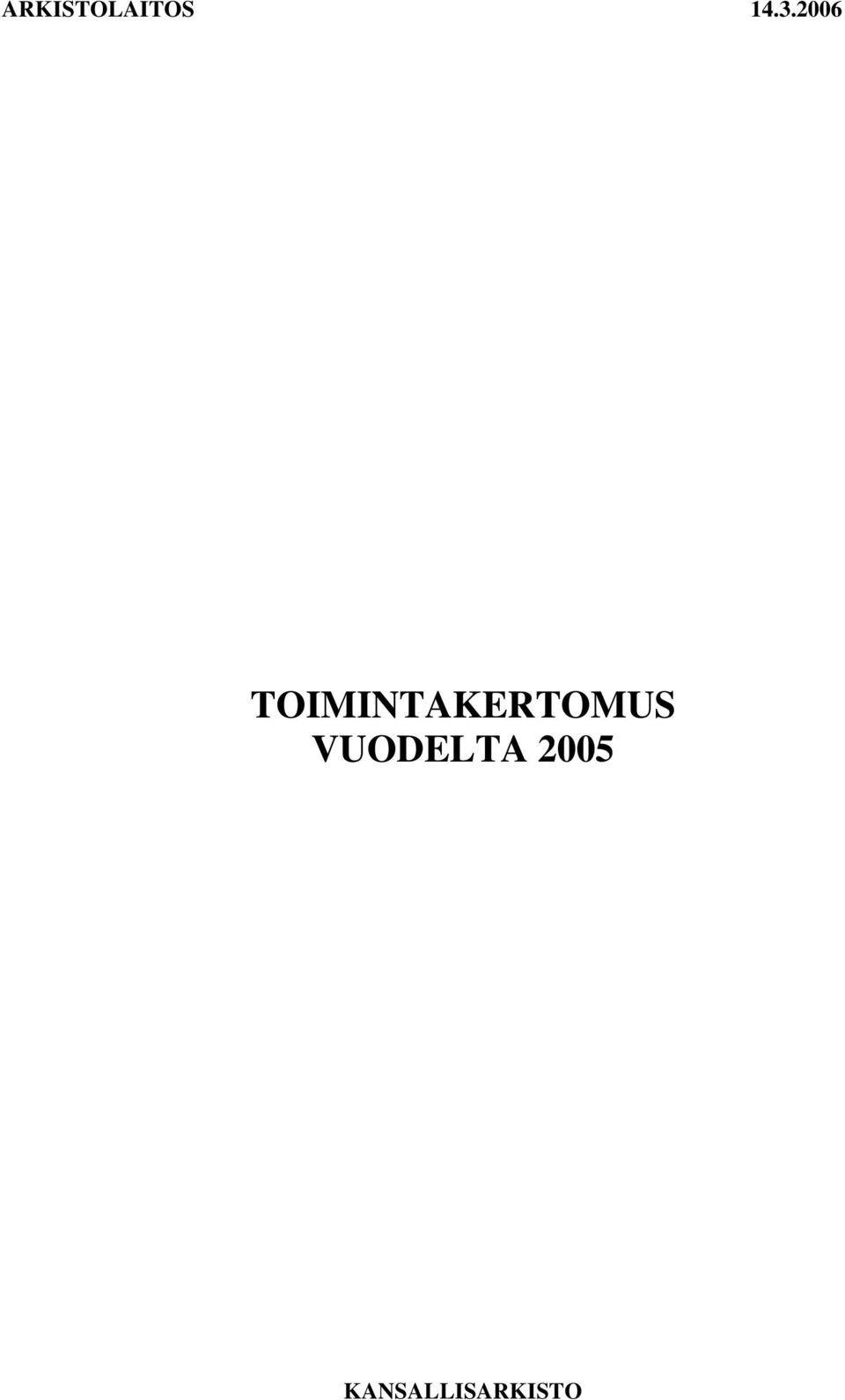 TOIMINTAKERTOMUS