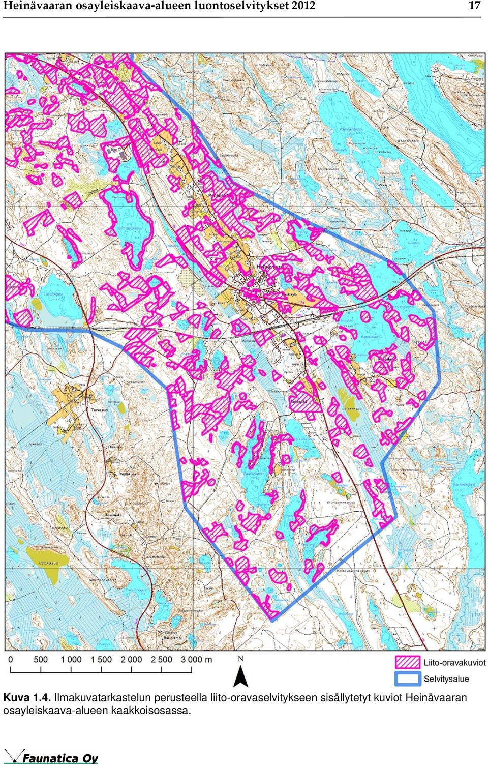 Ilmakuvatarkastelun perusteella