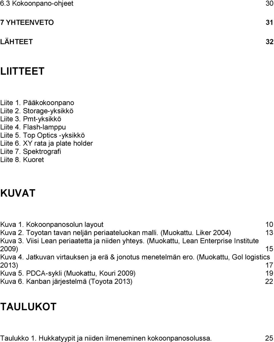 (Muokattu. Liker 2004) 13 Kuva 3. Viisi Lean periaatetta ja niiden yhteys. (Muokattu, Lean Enterprise Institute 2009) 15 Kuva 4. Jatkuvan virtauksen ja erä & jonotus menetelmän ero.