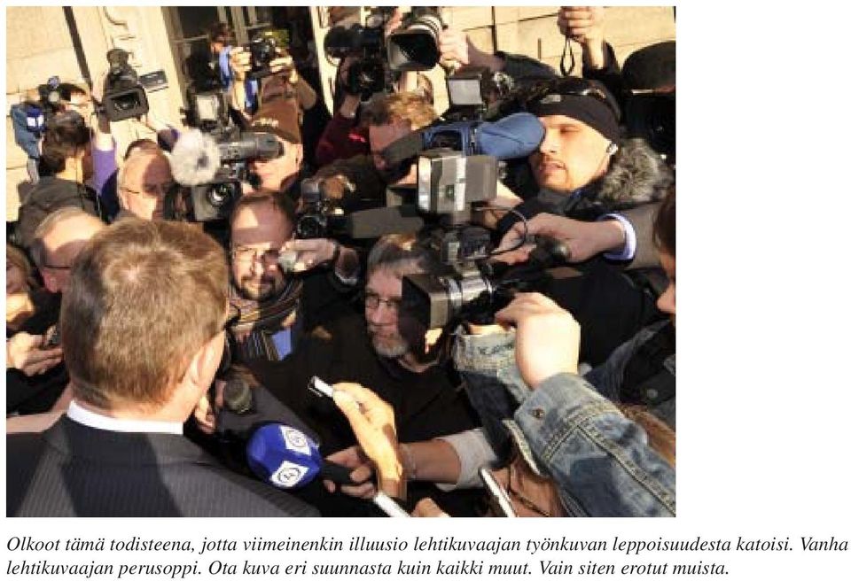katoisi. Vanha lehtikuvaajan perusoppi.
