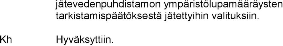 tarkistamispäätöksestä