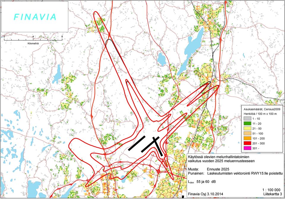 vektorointi RWY15:lle poistettu L