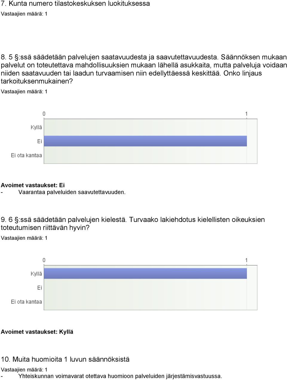 edellyttäessä keskittää. Onko linjaus tarkoituksenmukainen? - Vaarantaa palveluiden saavutettavuuden. 9. 6 :ssä säädetään palvelujen kielestä.