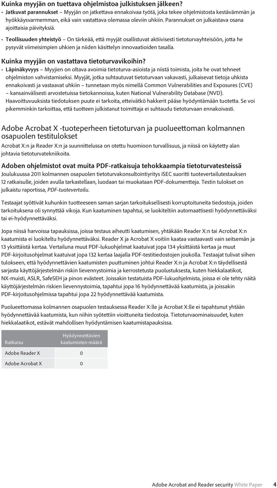 Parannukset on julkaistava osana ajoittaisia päivityksiä.