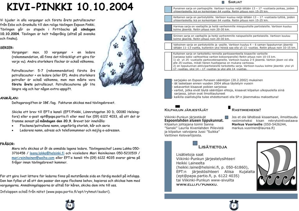 10 vargungar + en ledare (rekommendation, då finns det tillräckligt att göra för varje vu). Andra storlekars flockar är också välkomna.