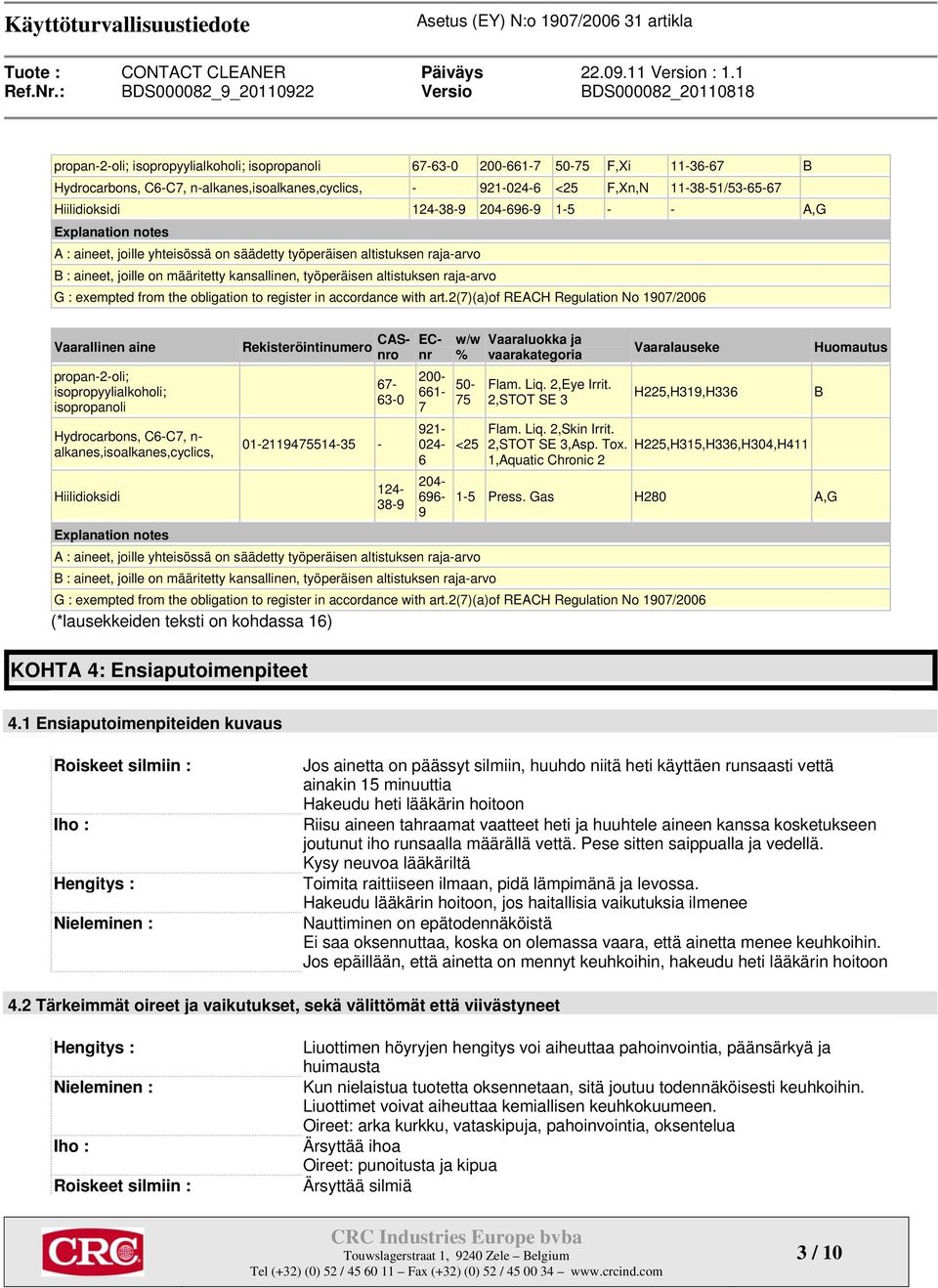 raja-arvo G : exempted from the obligation to register in accordance with art.