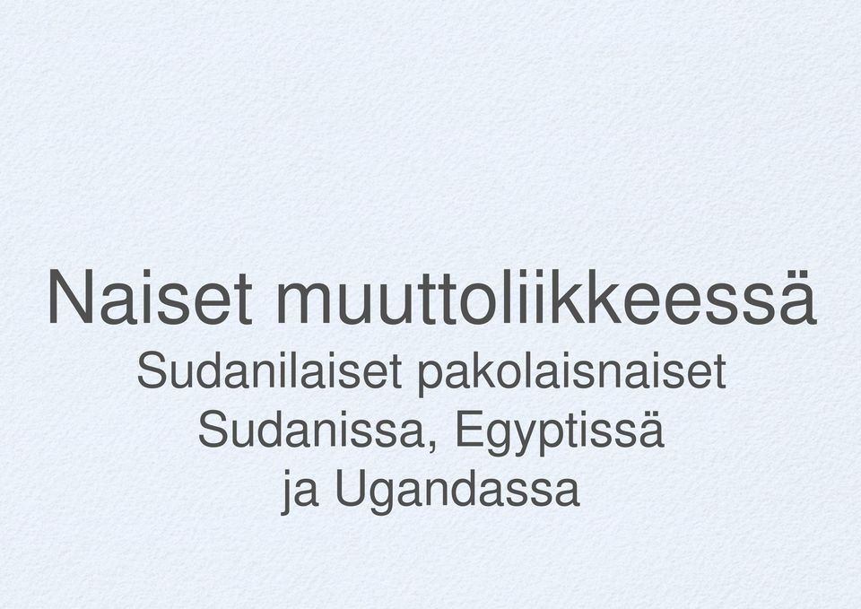 Sudanilaiset