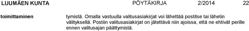 lähetin välityksellä.