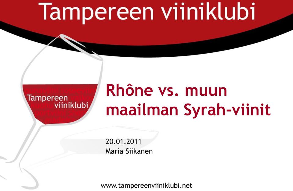 Syrah-viinit 20.