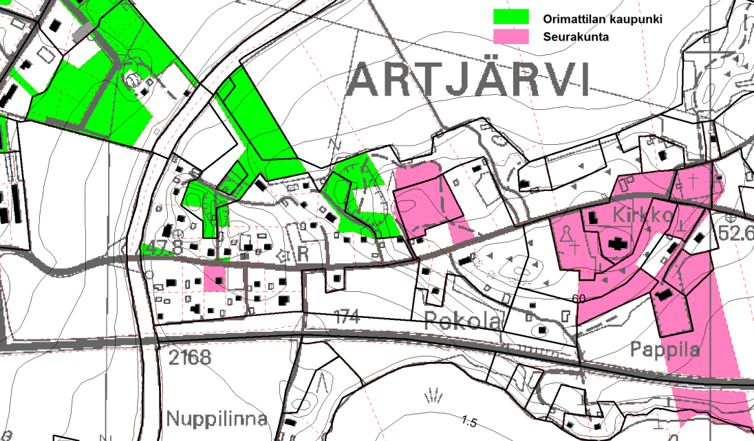 3.137 Ympäristön häiriötekijät Alueen läpi johtava Kimonkyläntie aiheuttaa melua.