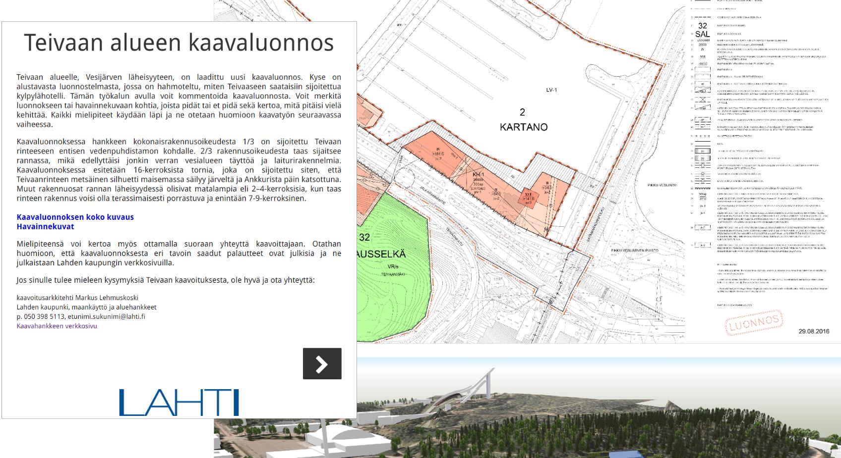 150 osallistui kertomalla näkemyksensä Kommentointi toteutettiin Maptionnairekarttakyselytyökalulla. Kaavaluonnosta kommentoi 150 vastaajaa.