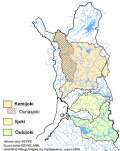 IIJOKI: vaelluskalat ennen patoamista1961 5 voimalaitosta (60 km) -