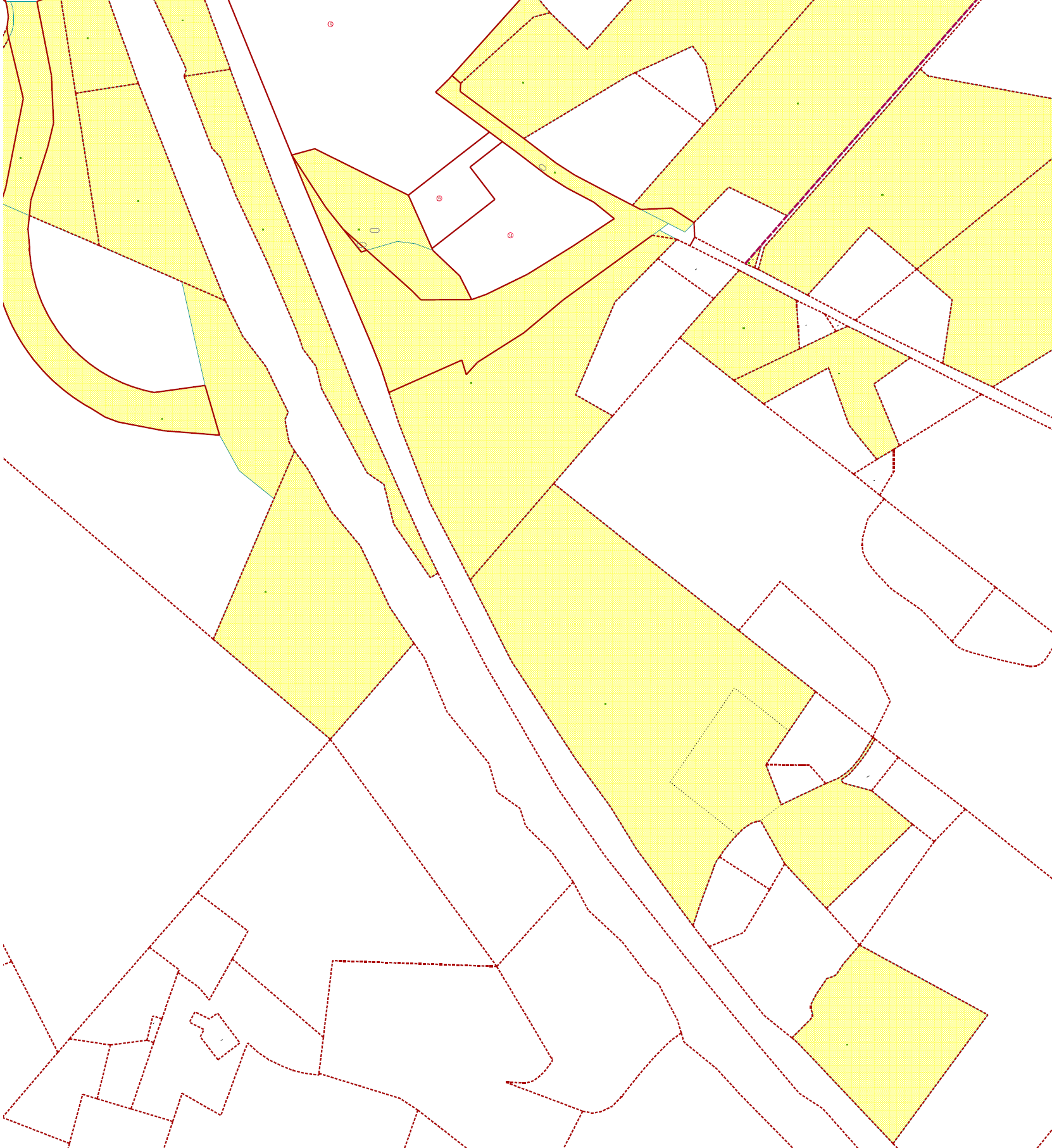 Alue on Riihimäen kaupungin omistuksessa. Ote maanomistuskartasta: kaupungin omistuksessa olevat alueet on merkitty keltaisella, yksityisten omistuksessa olevat alueet on merkitty valkoisella. 3.