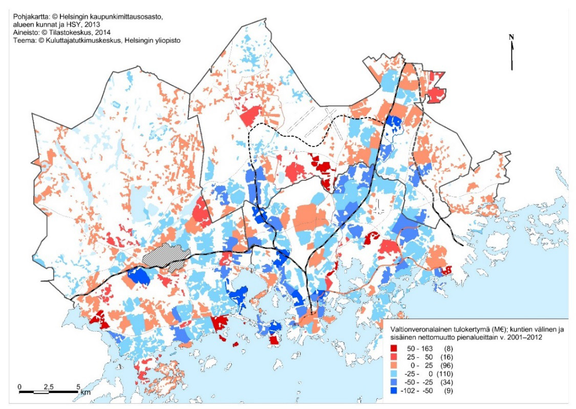 Helsingin kaupunginosista suurimmat muuttotappiot 18 29 -vuotiaiden ikäluokassa vuonna 2014 kärsivät Jakomäki ja Malminkartano.