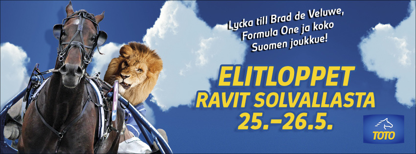 klo. KL. SOLVALLA, RUOTSI su..0, Ratanumero = 0 Elitloppet,. karsinta Lämminveriset ryhmäajo 0 m. P.. e. Lähtö Troikka toto- Lämminveriset ryhmäajo 0 m.p. e. Yht: -- 0: 0-0- a. e 0: --,a.