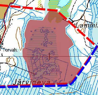 Suojeluperuste / arvotus (1 3): Järvineva ei ole suuren pinta-alansa vuoksi metsälakikohde. Se suositetaan kuitenkin säilytettävän koskemattomana.