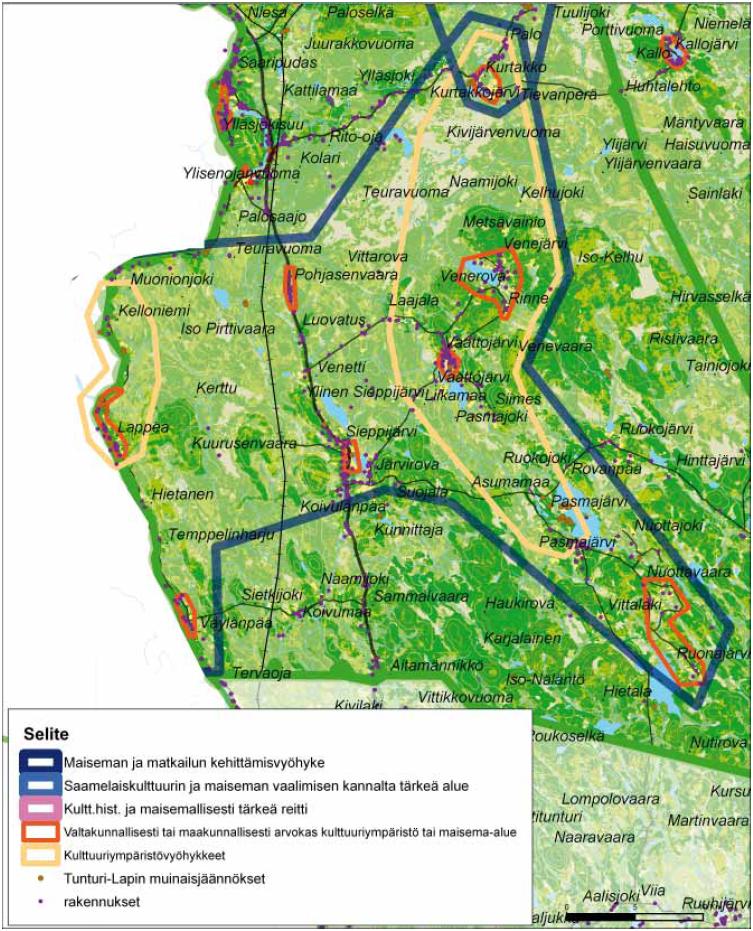 46 - Temppeliharjun ranta-alueet ja Hietanen ja Kallioniemi ovat edustavia väylänvarren kulttuurimaisemia, joiden pellot ja niityt