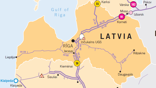 17 Latviassa maakaasu on tärkeä polttoaine sähkön- ja lämmöntuotannossa. Yhteensä 28 prosenttia primäärienergiankulutuksesta katetaan maakaasulla.