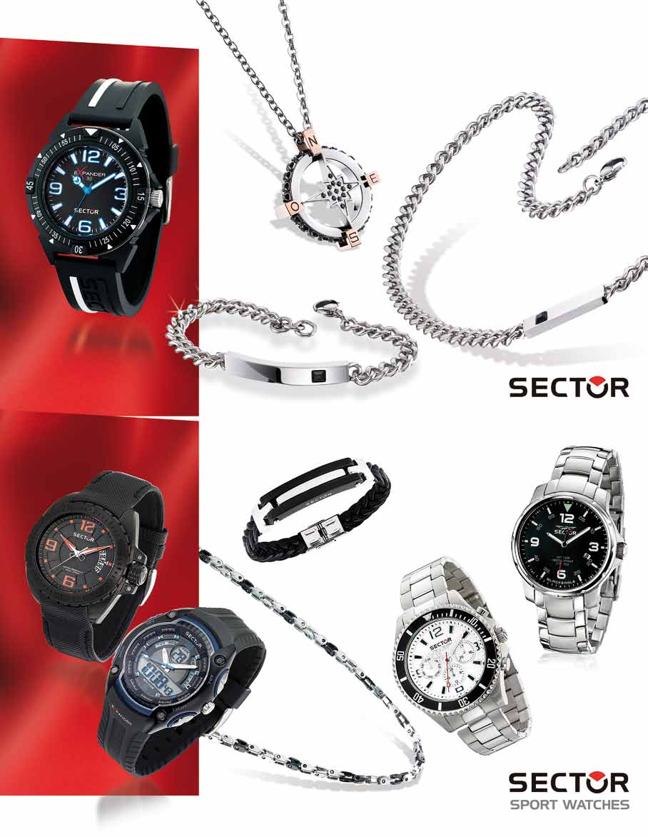 2. Sector Marine Pendant rose pvd, 50 cm 54,- www.sectorkellot.fi 3. Sector Groumette Bracelet black cristals,19/22 cm 49,- 4. Sector Groumette Necklace black cristals, 50 cm 59,- 1.