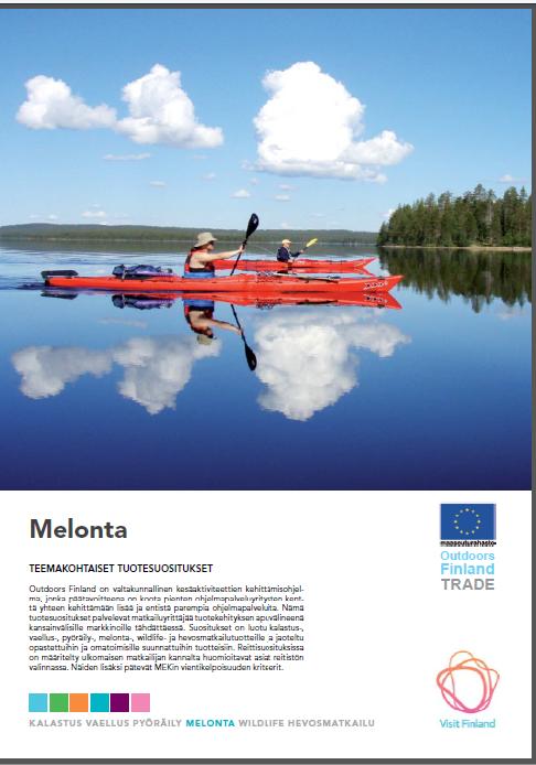 1.1. Melontamatkailuraportin tausta ja tavoitteet Matkailun edistämiskeskus (jäljempänä MEK) teetti helmi-toukokuussa 2010 kansainvälisen luontomatkailututkimuksen, jonka käytännön toteutuksesta