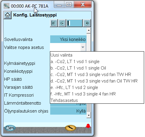 Liite C Suositeltu kytkentä Toiminto Säätimessä on toiminto jossa voidaan valita erityyppisten esiasetusten välillä. Mikäli näitä asetuksia käytetään, ehdottaa säädin liitäntäkohdat eri toiminnoille.