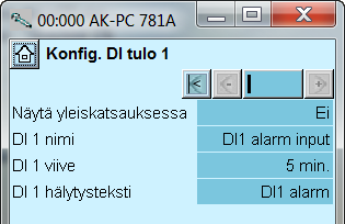 Konfigurointi - jatkoa Erilliset jännitesignaalit 1. Valitse Voltage inputs (jännitesisääntulot) 2. Valitse haluttu jännitesignaali 3.