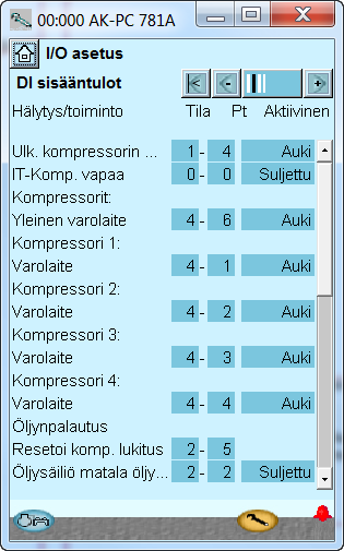 Konfigurointi - jatkoa Tarkista konfigurointi 1.