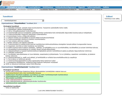 Organisaation strategiset