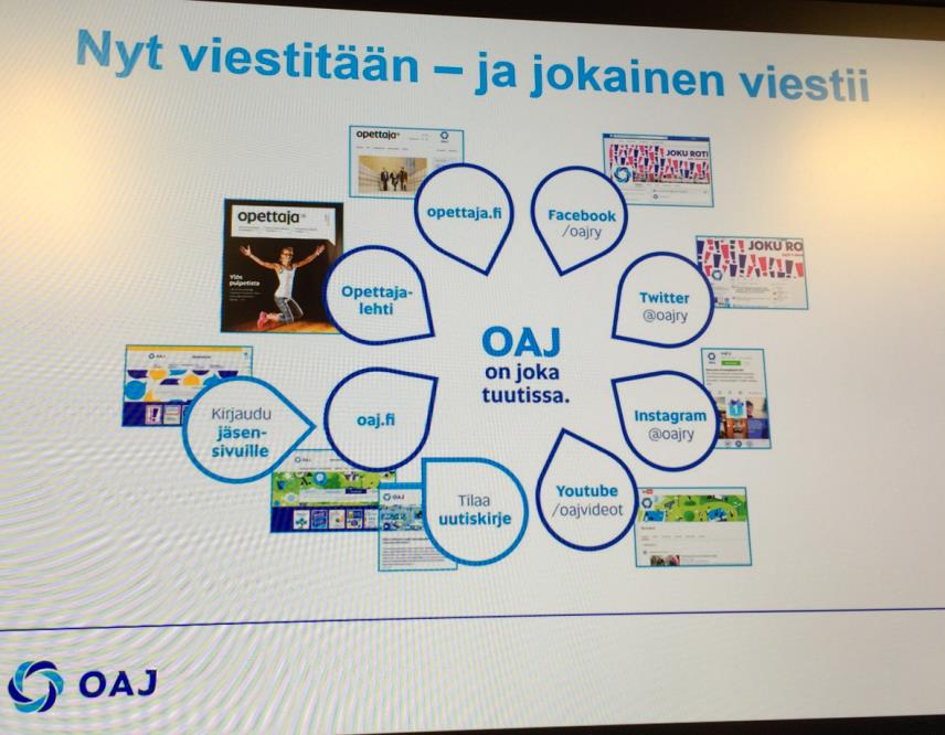 OAJ:n viestintäosastolla puhaltavat uudet tuulet ja toimintaa on kehitetty isoin harppauksin.
