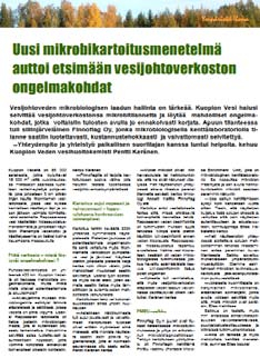 PMEU teknologian tausta ajatuksia JOTTA VESINÄYTTEIDEN MIKROBIMÄÄRIÄ VOITAISIIN LUOTETTAVASTI TUTKIA: NÄYTTEET OTETTAVA EDUSTAVALLE TAVALLA RIKASTUSVILJELY ALOITETTAVA HETI OIKEAT OLOSUHTEET JA