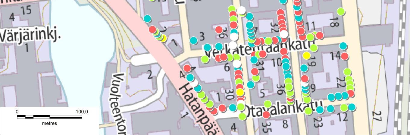 3 Kivijalkaliiketilojen sijainti syyskuussa 2015 Kivijalkaliiketilojen jakauma syyskuussa 2015 Liiketilojen määrä % osuus Muutos 05/2014-09/2015