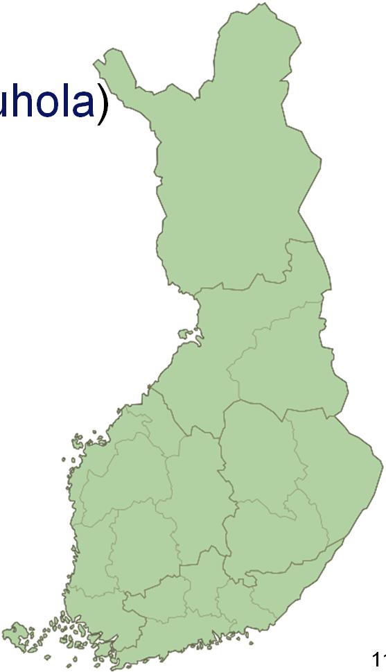 Osallistujat Tutkimus Helsingin yliopisto, Social och kommunalhögskolan (Gusse Linden, projektipäällikkö, Klas Backström) Helsingin yliopisto, Tietojenkäsittelytiede (Hannu Toivonen) VTT Data-driven