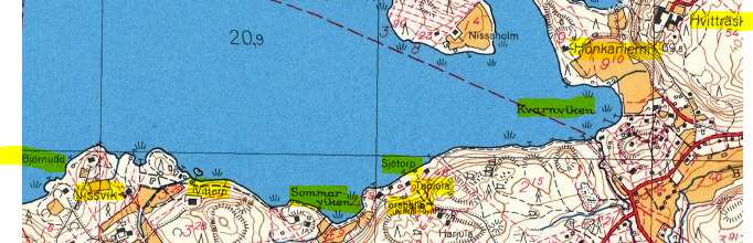 Wasastjernan perhe asui kesäisin Hvittorpin länsipuolella järven rannassa sijaitsevassa, valkoiseksi rapatussa huvilassa nimeltä Nissvik. Huvila rakennettiin paikalle vuonna 1912.