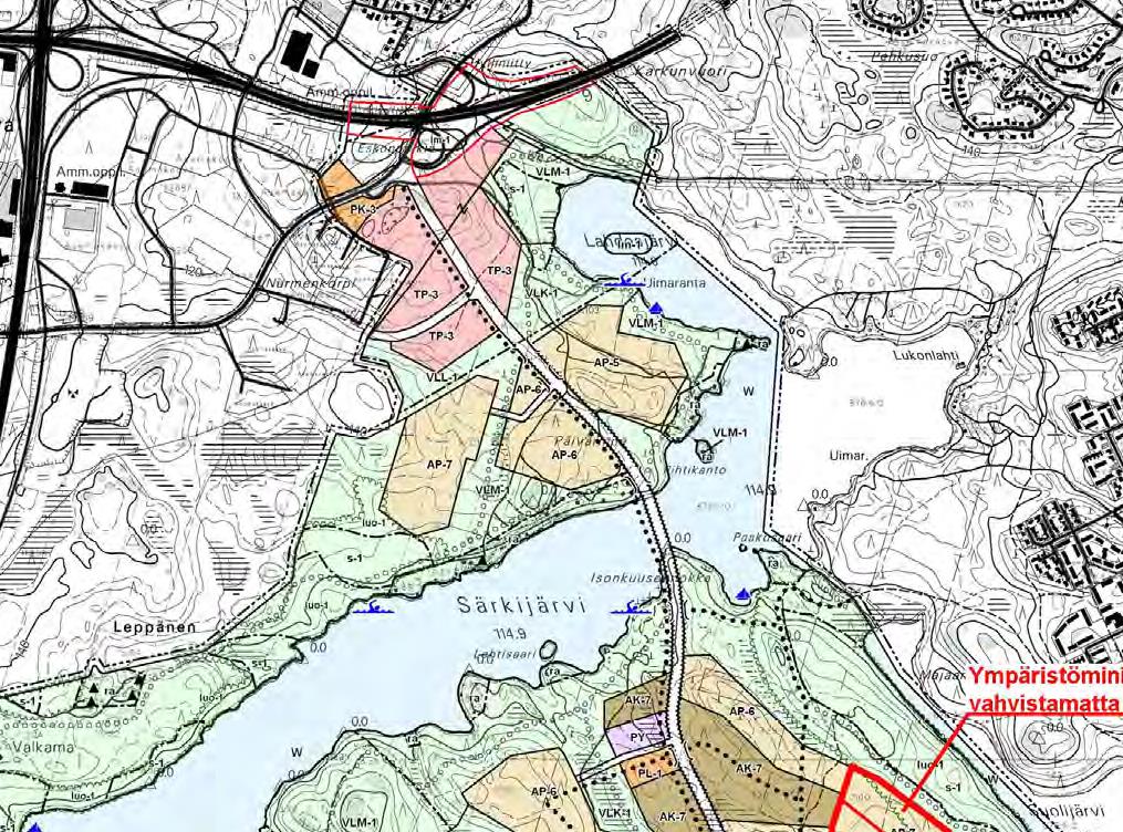 2020-2021 Vuores, Västinginmäki Pientalopainotteisen asuinalueen asemakaava laaditaan useammassa vaiheessa, joiden rajaus ja järjestys ratkeaa myöhemmin.