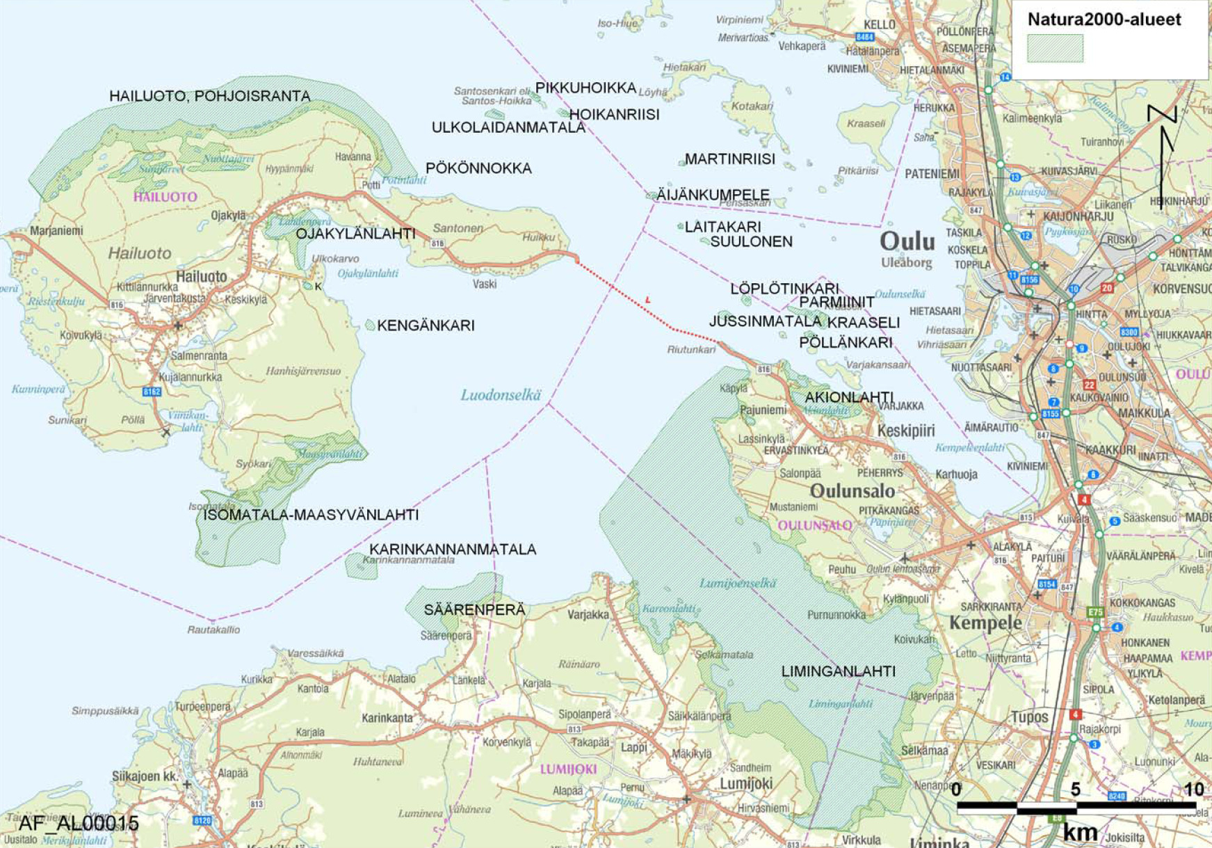 2 Natura-arvioinnin tarpeellisuus Yhteysviranomainen on lausunnossaan Oulunsalo-Hailuodon Tuulivoimapuiston YVA - ohjelmasta todennut Natura-arvioinnin tarpeelliseksi.