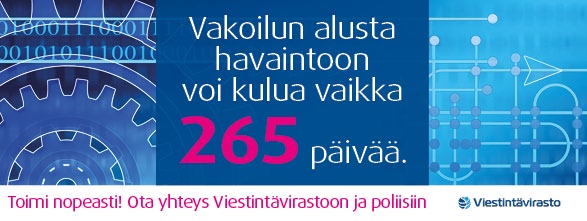 Verkkovakoilu ja kohdistetut hyökkäykset koskevat yhä useampaa Kohdistetut haittaohjelmahyökkäykset kehittyivät ja monipuolistuvat vuonna 2016.