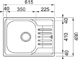 155 mm Alakaappi vähintään 450 mm Väh. 450 mm 7612981231064 POLAR PXN 611-78 101.0319.