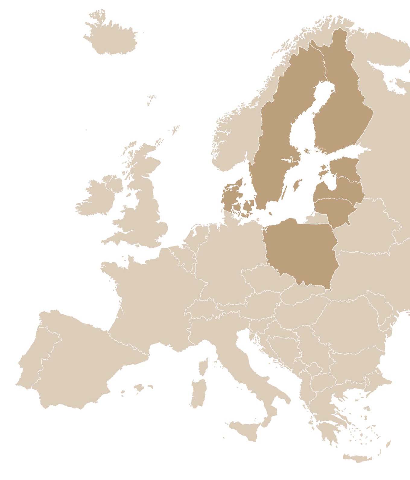 Konsernin rakenne HKScan Oyj Liikevaihto 2008: 2 294,6 Meur, toimitusjohtaja Matti Perkonoja Suomi Ruotsi Baltia Puola liikevaihto v.