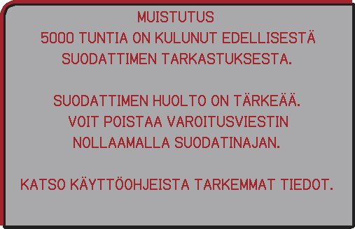 Vianetsintä Liittyvät viestit (jatkuu) Viesti Kuvaus Tulosignaalin horisontaalinen tai vertikaalinen taajuus ei ole määritetyn alueen rajoissa.