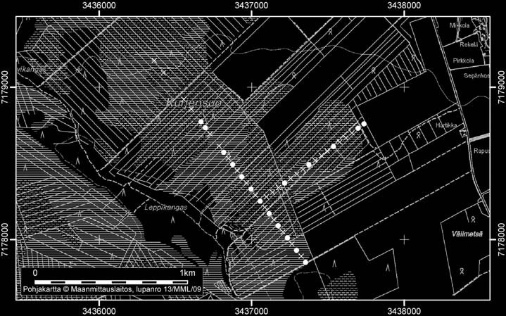 Hannu Pajunen 10. Kurjensuo Kurjensuo (kl. 3421 05, x=7178,4, y=3437,0) sijaitsee noin 7 km kunnan keskustasta etelään.