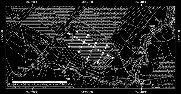 Hannu Pajunen 19. Nikunneva Nikunneva (kl. 3421 05, x=7171,8, y=3433,0) sijaitsee noin 14 km kunnan keskustasta etelään.