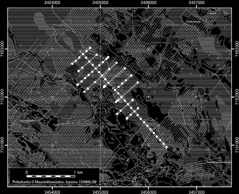 Siikalatvan turvevarat. Osa 1 12. Martinrimpi Martinrimpi (kl. 3412 12, x=7152,5, y=3454,9) sijaitsee noin 20 km Rantsilan keskustasta itään.