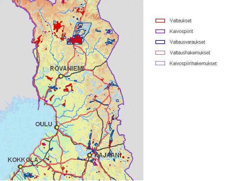 4 2.2 MoPeDi:n synty Kainuu ja koko Pohjois-Suomen alue sijoittuu Fennoskandian kilven malmikriittiselle alueelle.